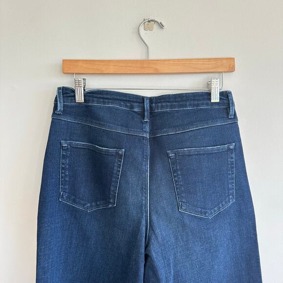 WRAP London High Rise Wide Leg Jeans Indigo Blue 8 NWT - Picture 10 of 12
